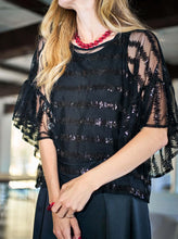 Load image into Gallery viewer, Black Colour DK Lilliana Blouse

