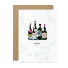 Load image into Gallery viewer, Stephanie Davies Wine Not Greeting Card
