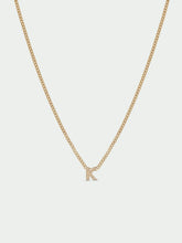 Load image into Gallery viewer, Tutti Small Alphabet Necklace - Gold
