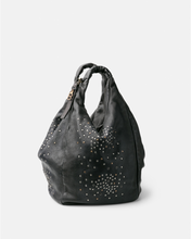 Load image into Gallery viewer, BIBA Sandy Studded Leather Bag - Black
