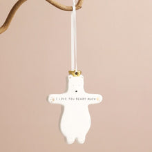 Load image into Gallery viewer, I Love You Beary Much Hanging Decoration
