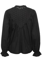 Load image into Gallery viewer, Culture Terri Blouse - Black / White
