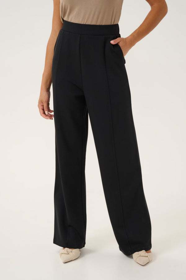 Culture Chabrina Casual Trousers - Black