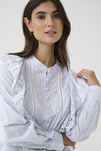 Load image into Gallery viewer, Culture Stripe Jade Blouse
