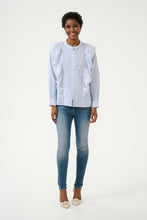 Load image into Gallery viewer, Culture Stripe Jade Blouse

