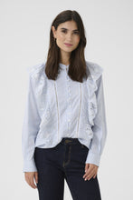 Load image into Gallery viewer, Culture Stripe Jade Blouse

