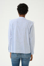 Load image into Gallery viewer, Culture Stripe Jade Blouse
