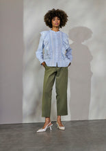 Load image into Gallery viewer, Culture Stripe Jade Blouse

