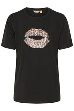 Load image into Gallery viewer, Culture Leopard Lips T-Shirt - 2 Colours
