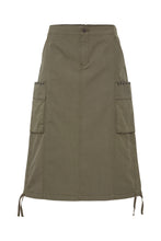 Load image into Gallery viewer, Pulz Jeans Khaki Combat Lina Skirt
