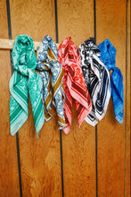 Load image into Gallery viewer, Black Colour DK Hally Neckerchief - Green
