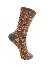 Load image into Gallery viewer, Black Colour DK Leo Glitter Socks - 10 Colours
