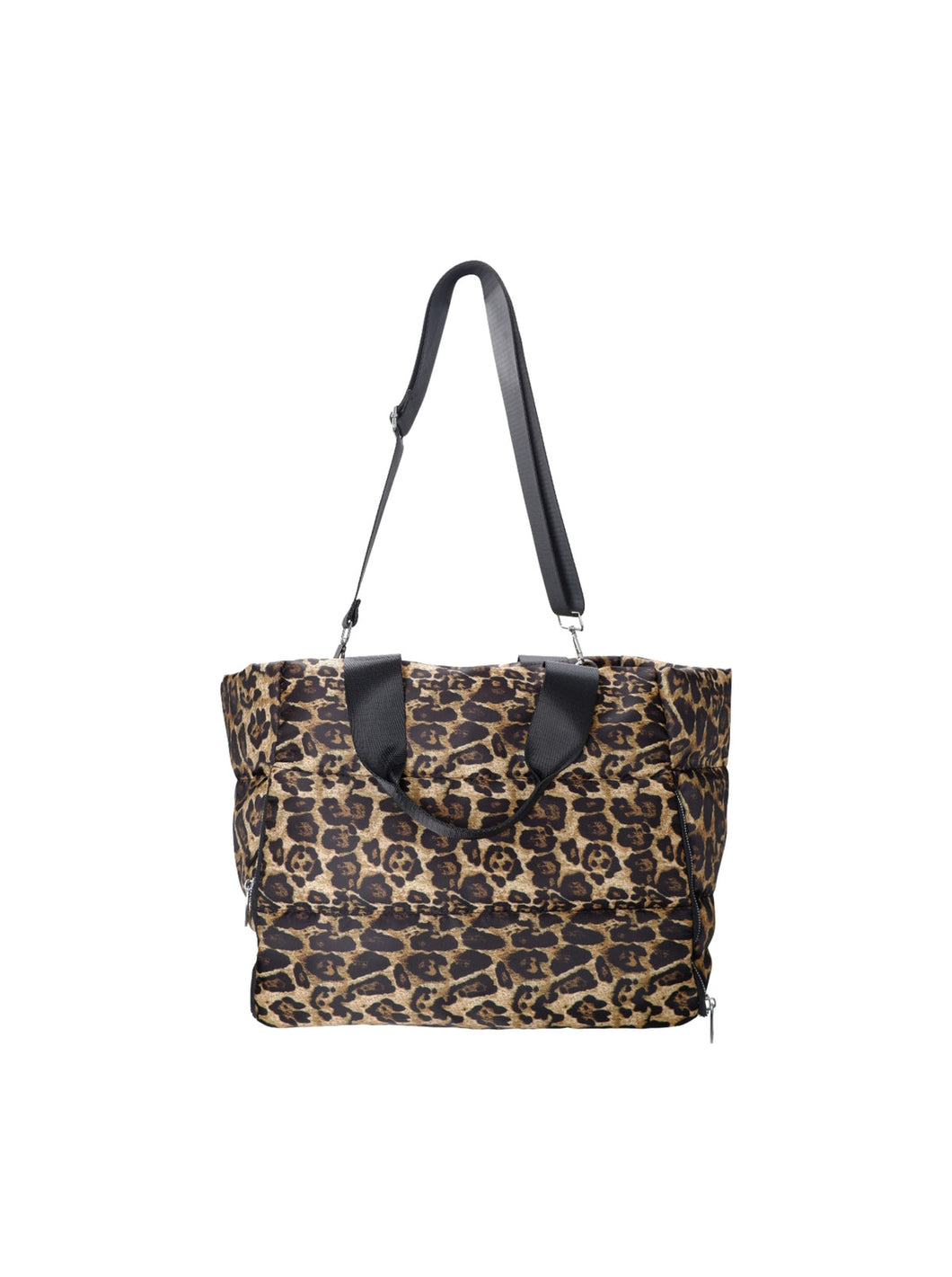 Black Colour DK Nicky Quilted Shopper Bag