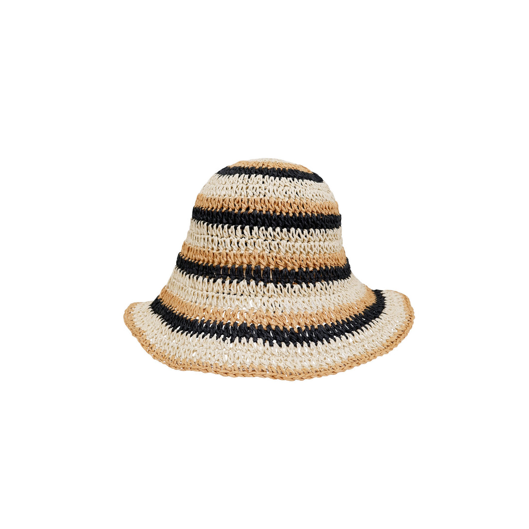 Black Colour DK Kira Straw Hat