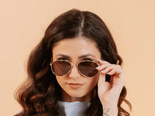 Load image into Gallery viewer, Goodlookers Sun Readers Ace Rose Gold
