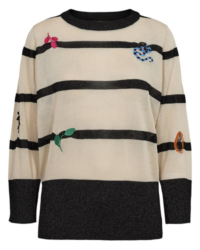 NÜMPH Valentine Embroidered Sheer Knit