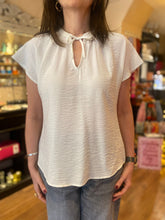 Load image into Gallery viewer, B Young Hailey Tie Neck Top - 2 Colours
