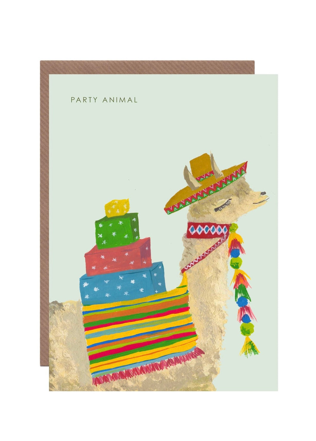 Party Llama Greeting Card