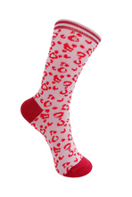 Load image into Gallery viewer, Black Colour DK Leo Glitter Socks - 7 Colours
