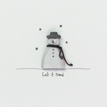 Load image into Gallery viewer, East of India Woodland Card - Let it Snow
