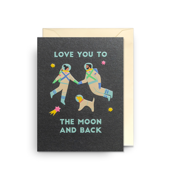Love You to the Moon & Back - Mini Card