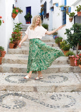 Load image into Gallery viewer, Black Colour DK Luna Green Leo Skirt
