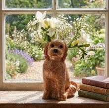 Load image into Gallery viewer, Quail Cockapoo Apricot Small Flower Vase
