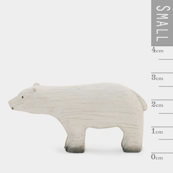 East of India Wooden Polar Bear - 2 Sizes