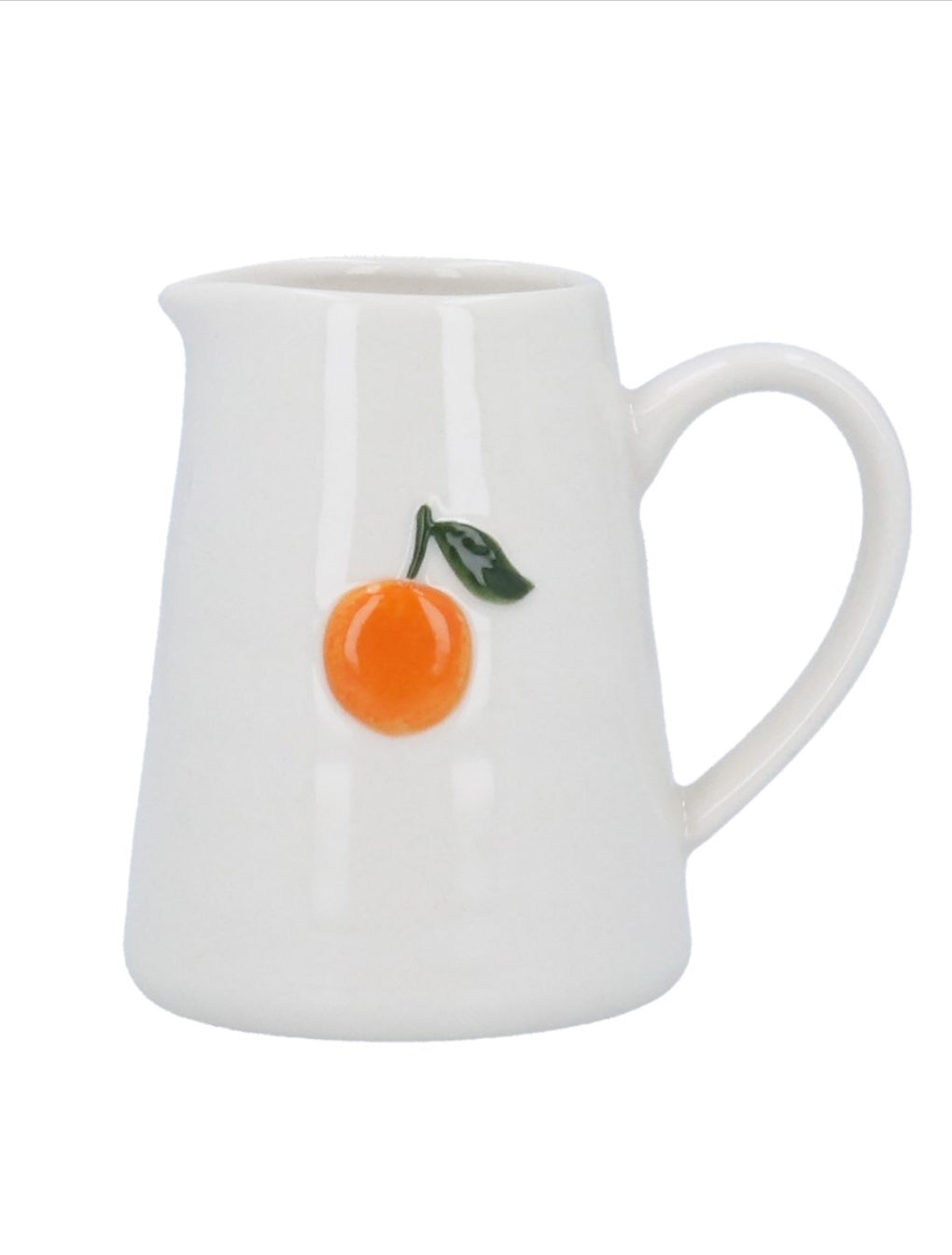 Gisela Graham Orange Stoneware Mini Jug