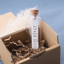 Load image into Gallery viewer, Attic Creations Message Bottle Earrings - ‘She is a Rare Gem….”
