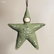 Load image into Gallery viewer, East of India Large Felt Star Baby - 4 Colours

