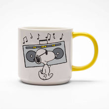 Load image into Gallery viewer, Snoopy Music Is Life Mug
