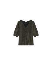 Load image into Gallery viewer, Grace &amp; Mila V Neck Glitter Top
