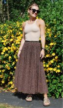 Load image into Gallery viewer, Layered Tulle Skirt - Leopard

