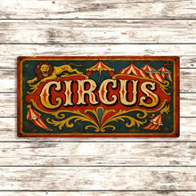 Load image into Gallery viewer, Vintage Circus Metal Sign - Small
