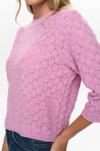 Load image into Gallery viewer, NÜMPH Nuriette Leaf Pointelle Pullover - Pink
