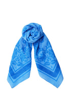 Load image into Gallery viewer, Black Colour DK Hally Neckerchief - Blue
