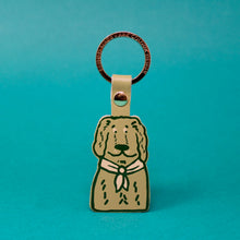 Load image into Gallery viewer, Ark Colour leather Spaniel Keyring
