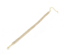 Load image into Gallery viewer, Crystal Mesh Bracelet - Silver / Gold
