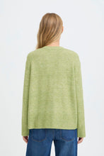 Load image into Gallery viewer, ICHI Baling Cardigan - Sage Green / Violet Blue

