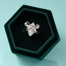 Load image into Gallery viewer, Amelia Scott Bow CZ Ring - Silver

