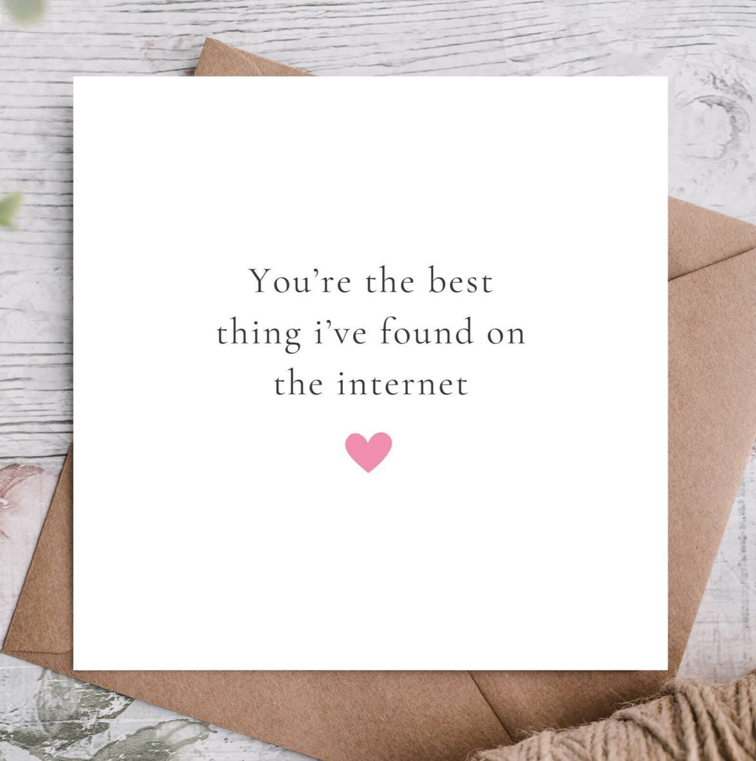 Best Thing on the Internet Card