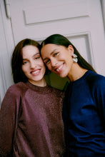 Load image into Gallery viewer, B Young Lurex Boatneck Jumper
