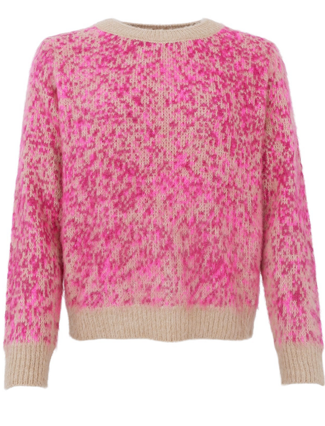 Black Colour DK Ria Jumper - Berry mix