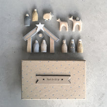 Load image into Gallery viewer, East of India Natural Nativity Set
