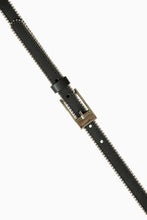 Load image into Gallery viewer, ICHI Bethany Embellished Belt - Black / Grey

