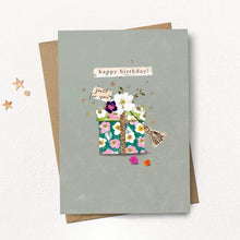 Load image into Gallery viewer, Stephanie Davies Floral Present Greeting Card
