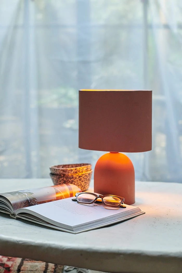 Abigail Ahern Terracota Iron Lamp