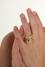 Load image into Gallery viewer, Tutti Wave Ring - Silver &amp; Gold
