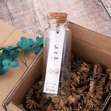 Load image into Gallery viewer, Attic Creations Message Bottle Earrings - ‘You Are A Gem’ Clear
